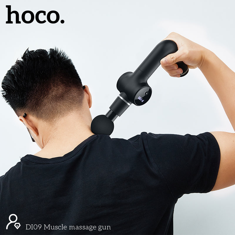 HOCO DI09 Fascia Gun Muscle Massager Black Color - hocotech