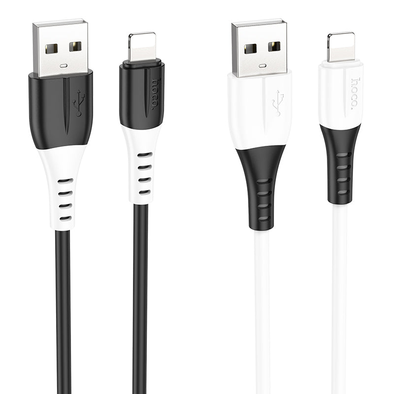 X82 iP Silicone Charging Data Cable - hocotech