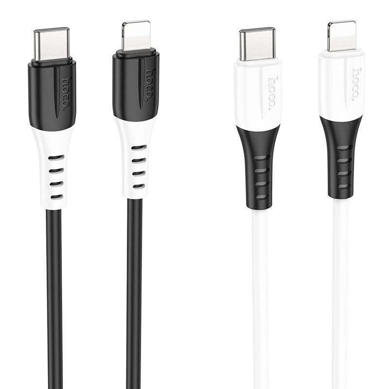 X82 iP PD Silicone Charging Data Cable - hocotech