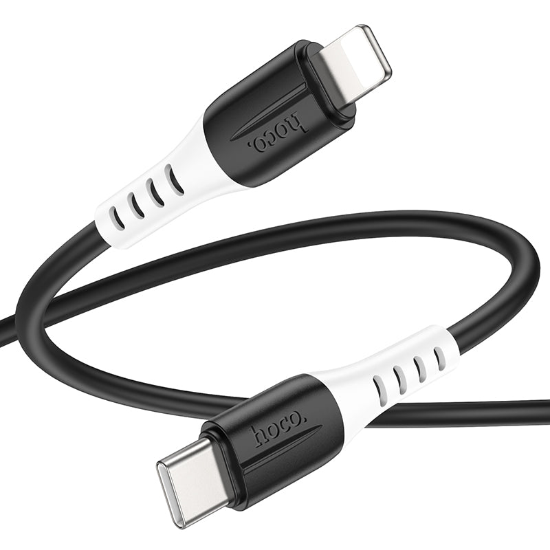 X82 iP PD Silicone Charging Data Cable - hocotech