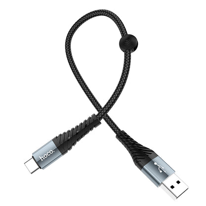 X38 Cool Charging Data Cable for Type-C (L=0.25M) - hocotech